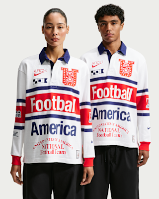 USA x V.A.A. Men's Long-Sleeve Rugby Top. Nike CA