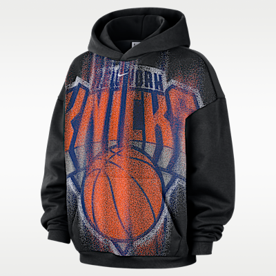 Nike New York Knicks Standard Issue Fleece Kapüşonlu Erkek Basketbol Üstü