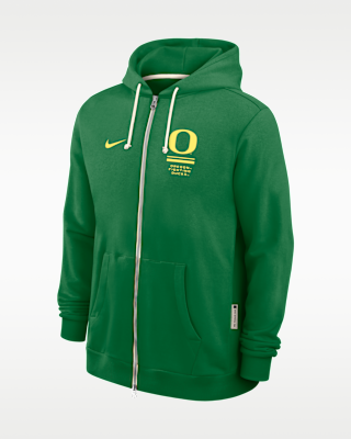 Мужское худи Oregon Sideline Standard Issue Nike Dri-FIT College Full-Zip Hoodie