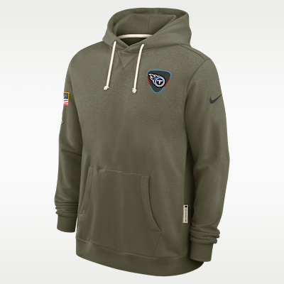 Tennessee Titans Salute to Service Sideline Dominant Force Men's Nike Dri-FIT NFL Pullover Hoodie