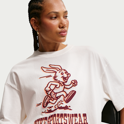 Nike Sportswear Classic Bol Kadın Tişörtü görsel 3
