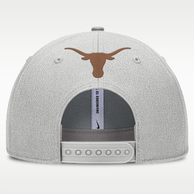 Gorra universitaria Nike ajustable para hombre Texas On-Field Primetime Rise