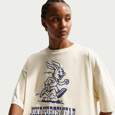 Nike Sportswear Classic Bol Kadın Tişörtü görsel 3