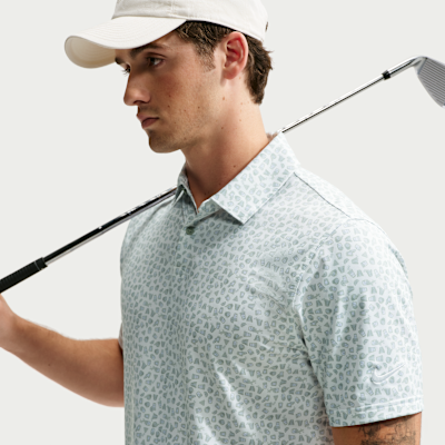 Nike Velocity Dri-FIT Micro-Print Erkek Golf Polo Üstü görsel 3