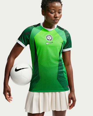 Женские джерси Nigeria 2026 Stadium Home Nike Dri-FIT Soccer Short-Sleeve Jersey