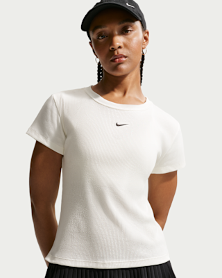 Женская футболка Nike Sportswear Tight Ribbed Short-Sleeve