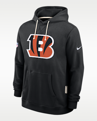 Мужское худи Cincinnati Bengals Initial Home Sideline Nike Dri-FIT NFL Pullover Hoodie