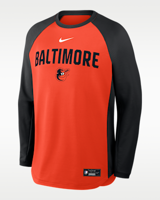 Мужские  Baltimore Orioles Authentic Collection Nike Dri-FIT Pullover Crew
