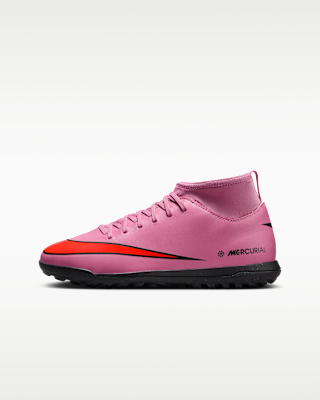 Детские кроссовки Nike Jr. Mercurial Superfly 10 Club Little/Big Kids' Turf High-Top Soccer