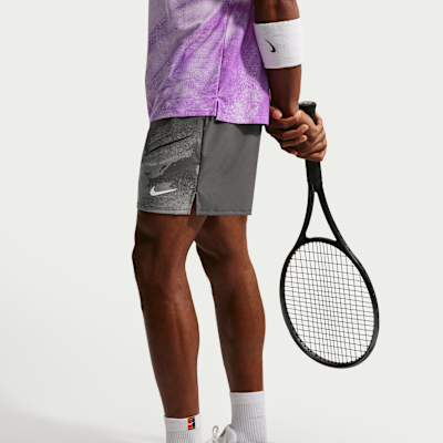 NikeCourt Slam Dri-FIT Erkek Tenis Şortu görsel 4