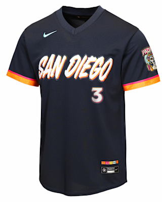 Детские джерси Jackson Merrill San Diego Padres City Connect Big Kid's Nike MLB Stadium Jersey