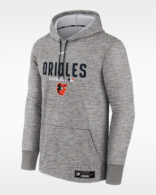 Мужское худи Baltimore Orioles Authentic Collection Nike Therma MLB Pullover Hoodie