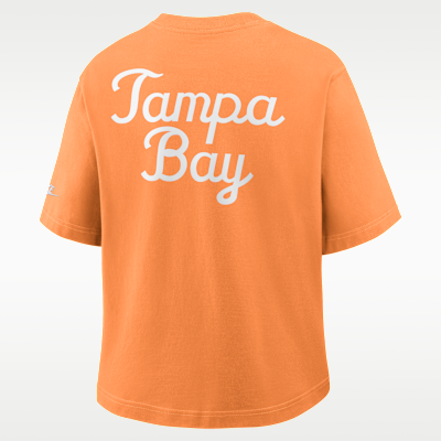 Tampa Bay Buccaneers Rewind Pocket Boxy Women's Nike NFL T-Shirt