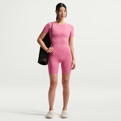 Nike Zenvy Dri-FIT Kısa Kollu Kadın Üstü görsel 4