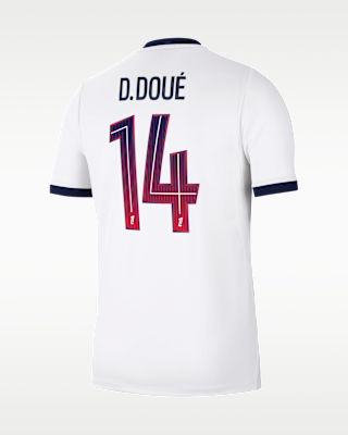 Мужские джерси Désiré Doué Paris Saint-Germain 2026/27 Stadium Away Nike Dri-FIT Soccer Jersey