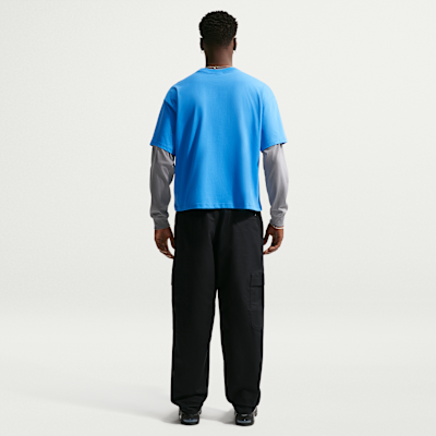 Nike Life Kısa Kollu Dörtgen Kesimli Örgü Erkek Üstü görsel 5