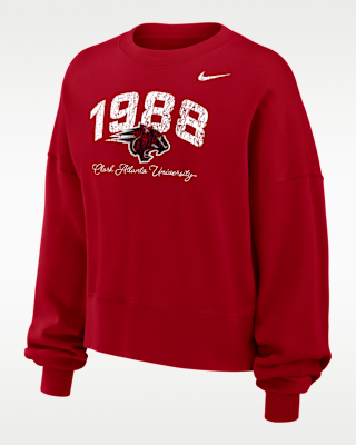 Женский свитшот Nike College (Clark Atlanta University) Phoenix Fleece Crew-Neck