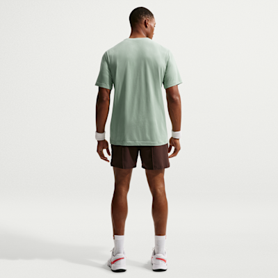 NikeCourt Dri-FIT Erkek Tenis Tişörtü görsel 5