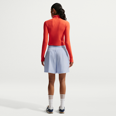 Nike Sportswear Bol Kesimli Yüksek Belli Hafif Ripstop Kadın Şortu görsel 5