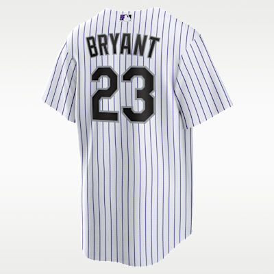 MLB Colorado Rockies (Kris Bryant) Men's Replica Baseball Jersey