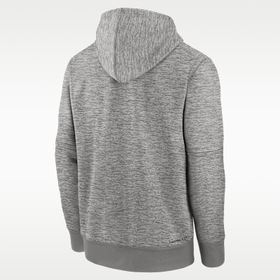 Sudadera con gorro sin cierre Nike Therma de la MLB para hombre New York Yankees Authentic Collection