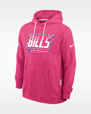 Мужское худи Buffalo Bills Crucial Catch Sideline Standard Issue Nike Dri-FIT NFL Pullover Hoodie
