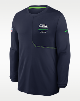 Мужские  Seattle Seahawks Sideline Coach Nike Dri-FIT NFL Long-Sleeve Top