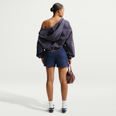 Nike Studio Fleece Orta Kalınlıkta Normal Belli Kadın Şortu görsel 5
