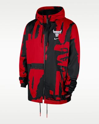 Мужская куртка Chicago Bulls Courtside Nike NBA Club Woven Full-Zip