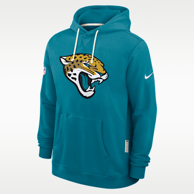 Sudadera con gorro sin cierre Nike Dri-FIT de la NFL para hombre Jacksonville Jaguars Initial Home Sideline