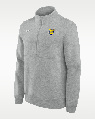 Мужские North Carolina A&T University Aggies Club Nike College Fleece Half-Zip Top