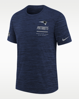 Детская футболка New England Patriots Sideline Team Issue Velocity Big Kids' Nike Dri-FIT NFL