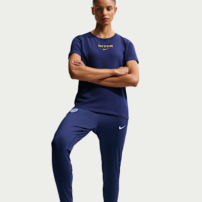 Nike Inter Milan Strike Nike Dri-FIT Örgü Kadın Futbol Eşofman Altı görsel 4