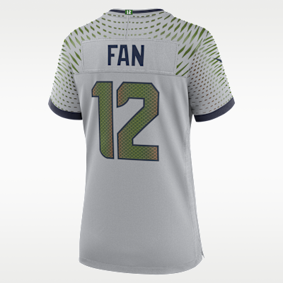 12s Seattle Seahawks Rivalries Collection Women’s Nike NFL Game Jersey