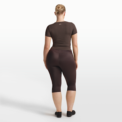 Camisola de manga curta NikeSKIMS Ribbed Seamless para mulher