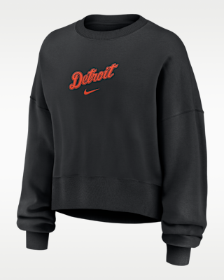 Женские  Detroit Tigers Nike MLB Pullover Crew