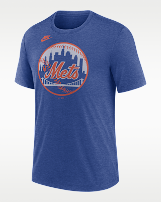 Мужская футболка New York Mets Cooperstown Logo Nike MLB