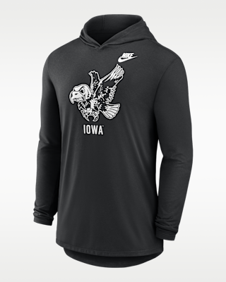 Iowa Legacy Men's Nike Dri-FIT College Long-Sleeve Hooded T-Shirt