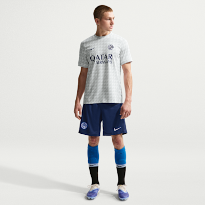 Nike Inter Milan Nike Dri-FIT Maç Öncesi Erkek Futbol Üstü görsel 4