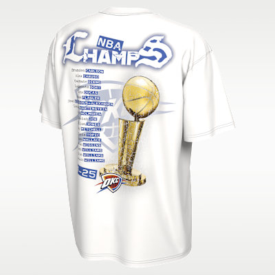 Playera Nike de la NBA Parade Oklahoma City Thunder