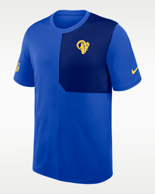 Мужские  Los Angeles Rams Sideline Coach Nike Dri-FIT NFL Top