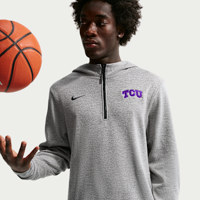 TCU Horned Flogs Nike NCAA Men's Basketball Coaches' Pullover Hoodie