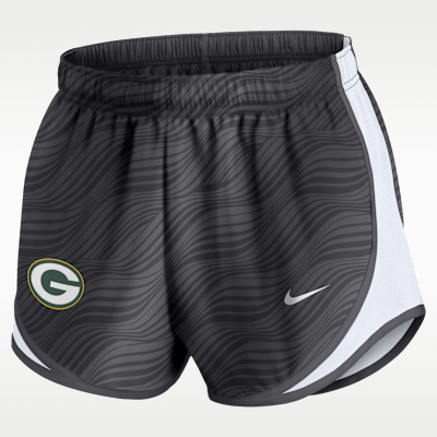 Shorts Nike Dri-FIT de la NFL para mujer Green Bay Packers Tempo
