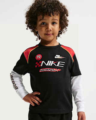 Детская футболка Nike Sportswear Toddler Victory Lap Twofer