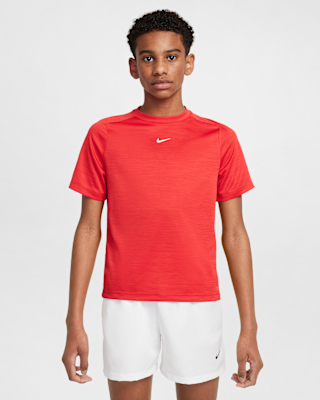 Детские шорты Nike Multi Big Kids' Dri-FIT Short-Sleeve Top
