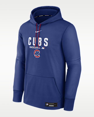 Мужское худи Chicago Cubs Authentic Collection Nike Therma MLB Pullover Hoodie