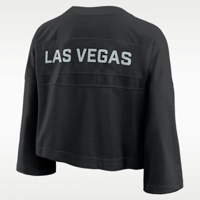 Las Vegas Raiders Wide Receiver Jersey Fashion Women's Nike Dri-FIT NFL Cropped Top