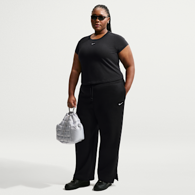 Nike Sportswear Phoenix Fleece Women's High-Waisted Trousers (Plus Size)