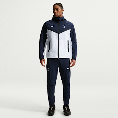 Nike Tottenham Hotspur Tech Windrunner Nike Tam Boy Fermuarlı Dokuma Erkek Futbol Ceketi görsel 4