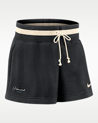 Женские шорты Nike Phoenix Fleece College (Howard University) Mid-Rise 4" Shorts